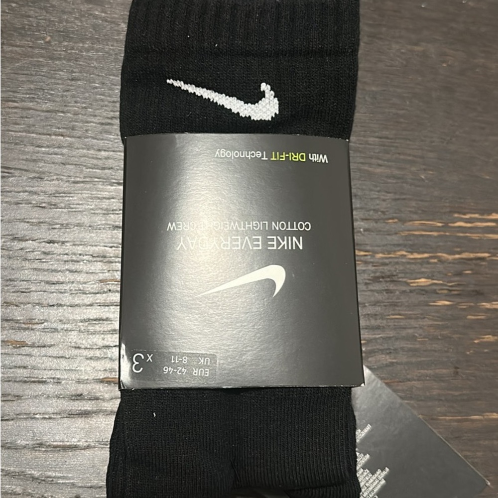 Nike Black Crew Athletic Socks